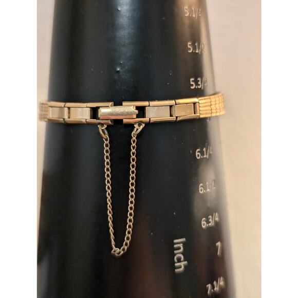 VTG 50s Timex 10K Gold Filled Stainless Steel Back MiraFlex Band Ladies Watch main image 11